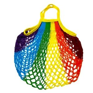 Mesh multicolored bag